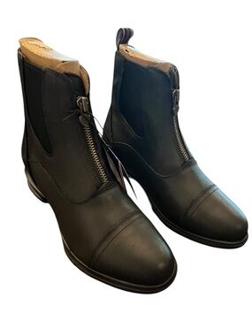 Ariat Women’s Black Devon Nitro Paddock Riding Boots Size 7.5 Nitro NEW Zip Up